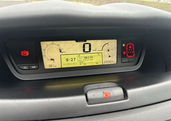 Citroen C4 Grand Picasso cena 16900 przebieg: 229828, rok produkcji 2010 z Bytom małe 254